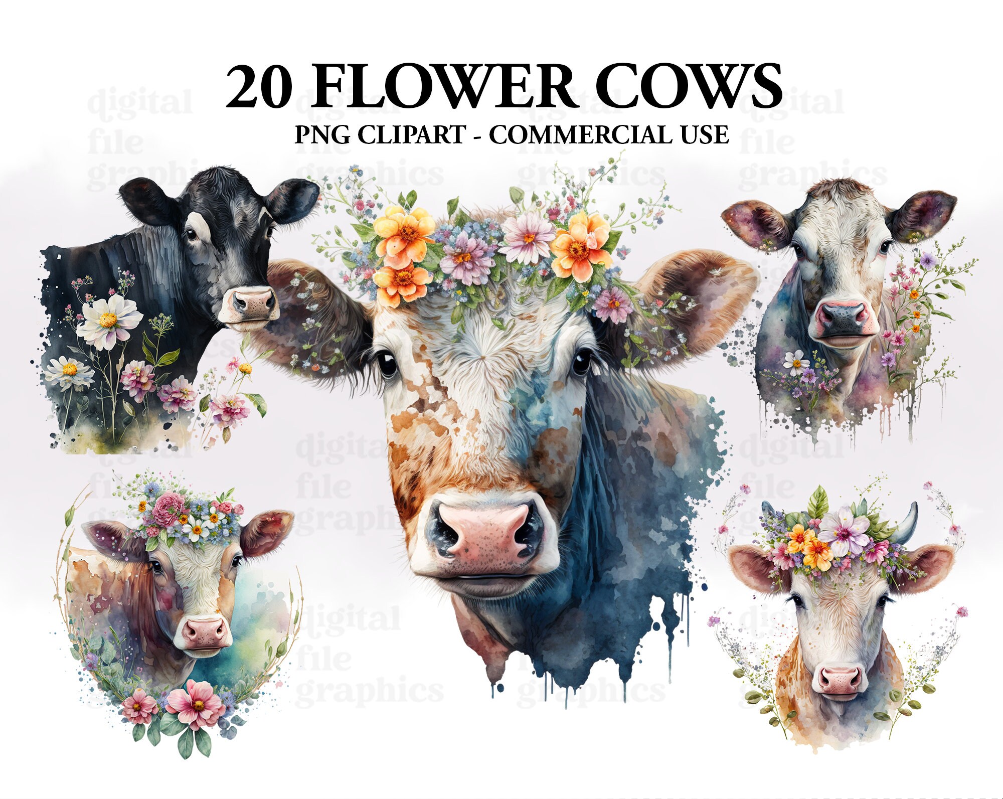 Herd Of Cows Clipart