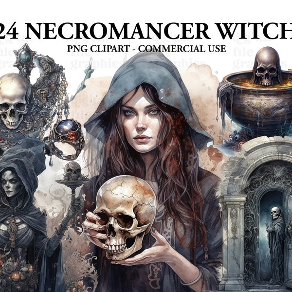 Necromancer Witch Clipart Clipart, Magic Witch clipart PNG, Witches PNG, Scrapbook, Junk Journal, Paper Crafts Scrapbooking