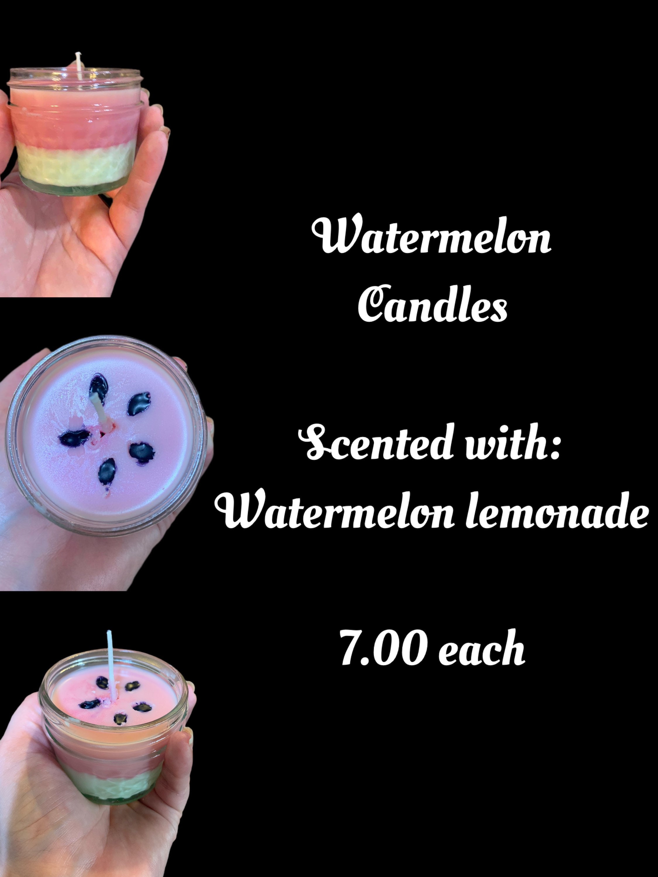 Watermelon candle Etsy