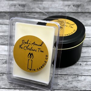 Rock n' Around The Christmas Tree- 100% Soy Wax | Soy Candles| Wax Melts | Christmas | Holiday | citrus, pine, berry, juniper and sage