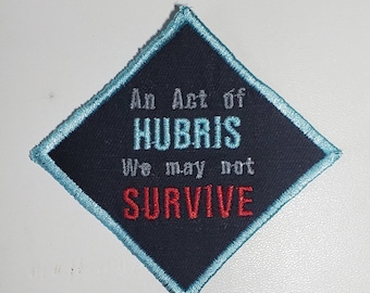 An Act of Hubris Iron-On Patch