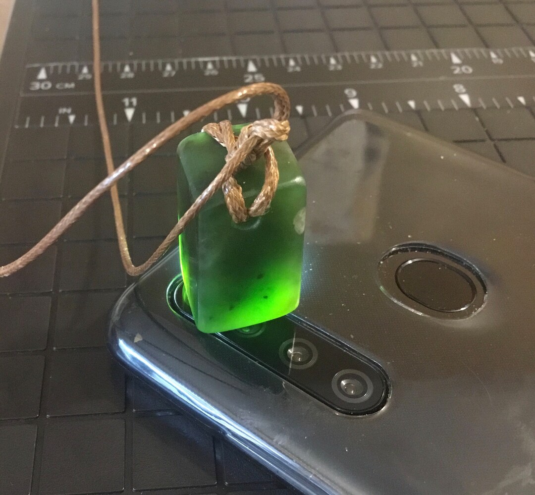 Authentic Canadian Jade Nephrite Jade Drop Pendant Etsy