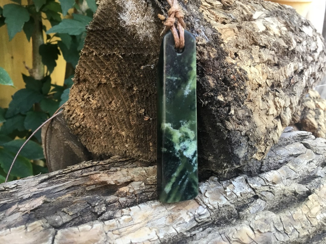 Authentic Canadian Jade Nephrite Jade Drop Pendant Canadian Etsy