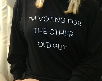 Estoy votando por el otro viejo, elección de 2024, camiseta de votante de las elecciones presidenciales, camiseta política de 2024, estoy por la derecha, estoy por la izquierda