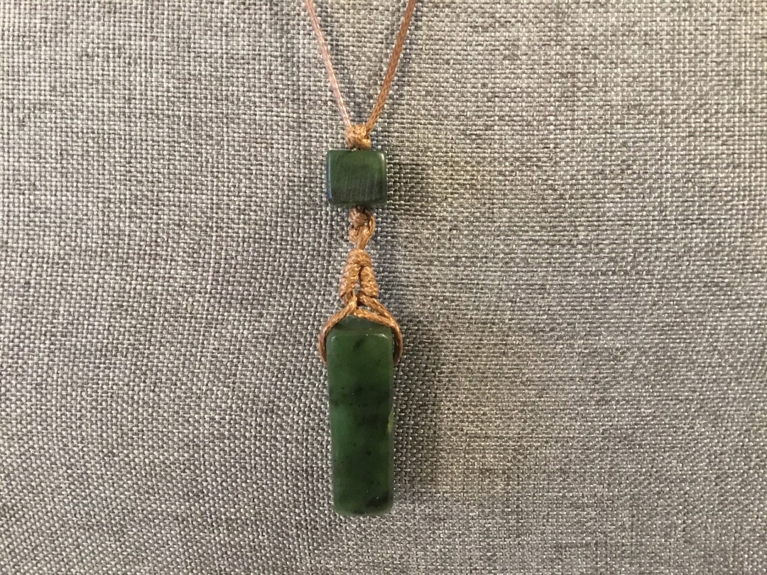 Layered Necklace, Jade, Nephrite Jade Pendant, Canadian Jade Necklace Unisex Jade Necklace,jade
