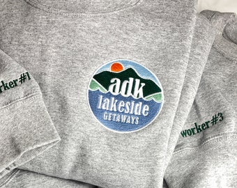 Embroidered Logo Crewneck Sweater: Custom Corporate Gift