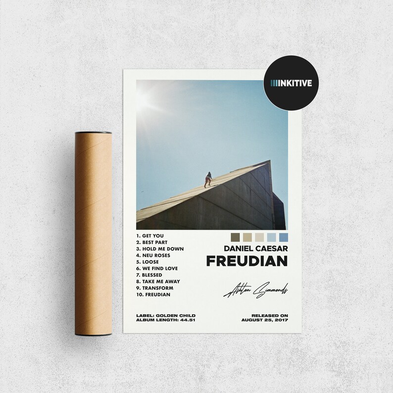 Daniel Caesar Poster Freudian Poster Daniel Caesar Album | Etsy
