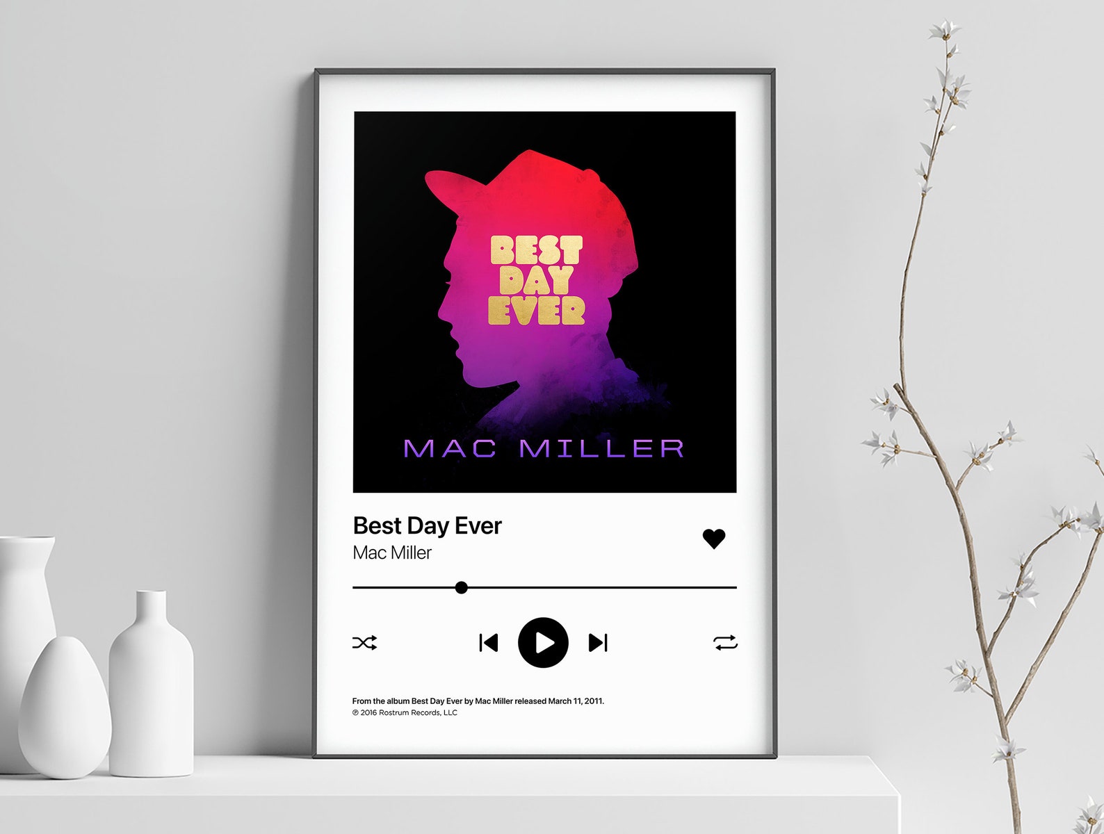 Mac Miller Poster Best Day Ever