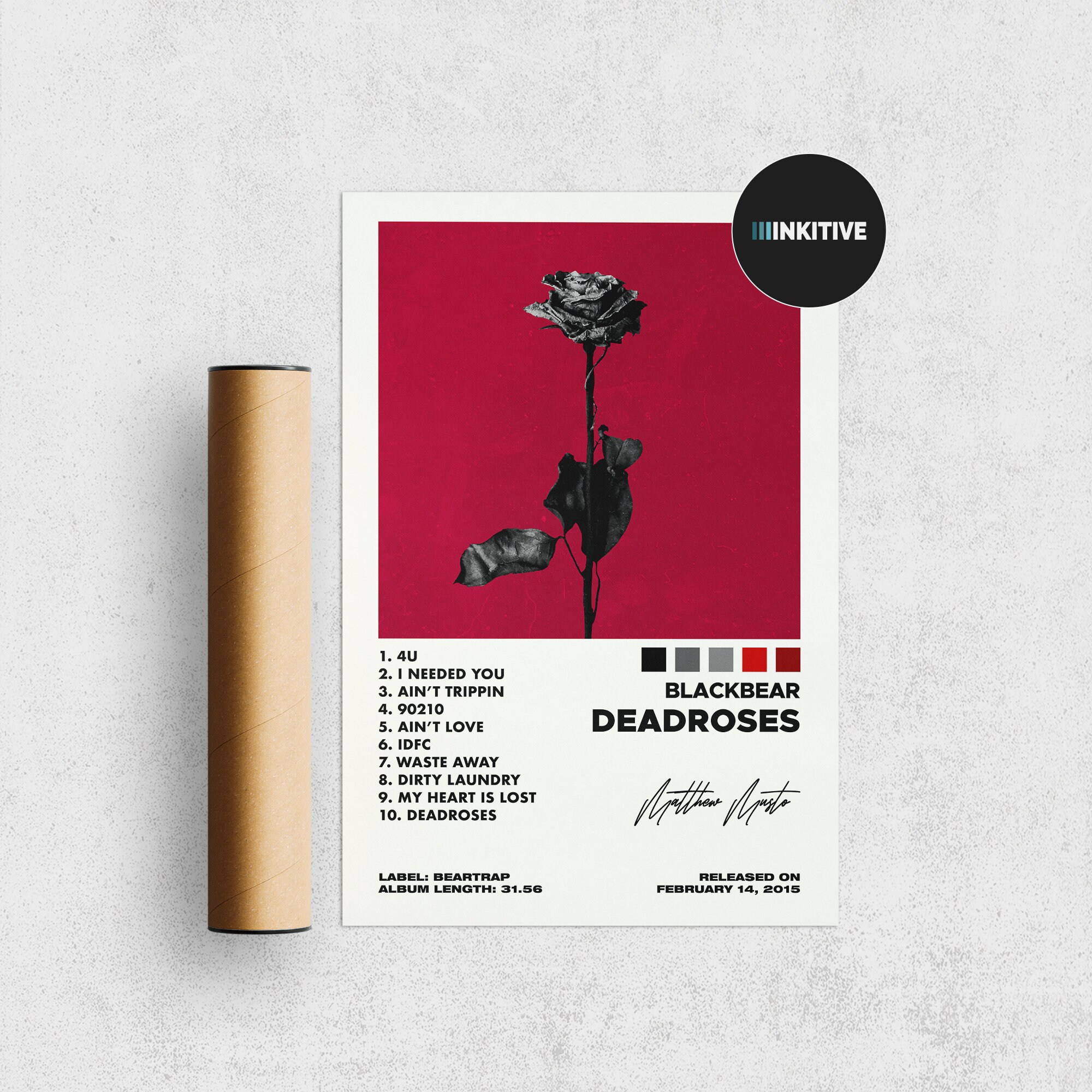 Blackbear album cover posters music poster Blackbear poster Album Cover