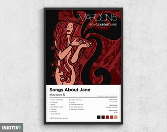 Maroon 5 Poster Etsy Maroon 5 Poster Etsy