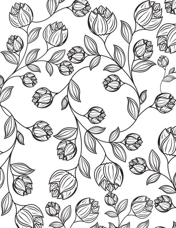 coloring pages of flowers online