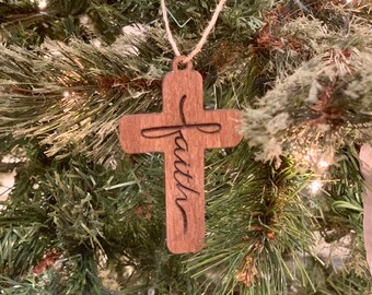 Faith Cross Ornament