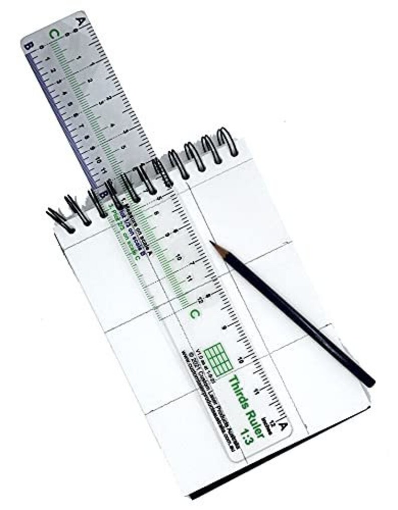 Math-free Rulers fibonacci, Thirds, or Halving - Etsy