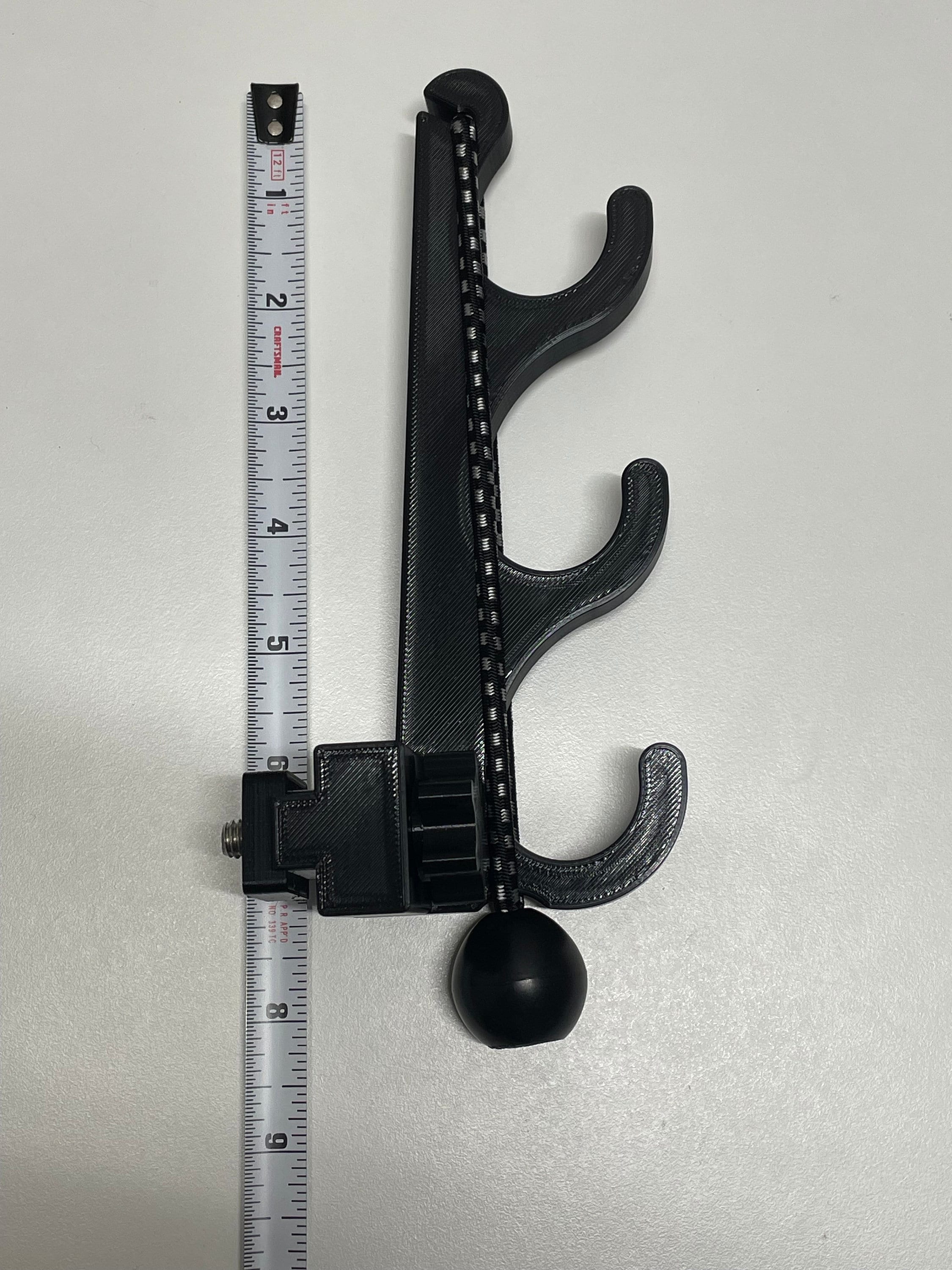 Fishing Rod Holder for Toyota Tacoma Bed Rail - Above The Bed Version