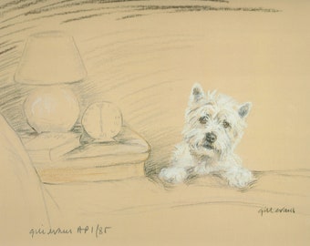 West Highland Terrier Print, West Highland Terrier Picture  AP58