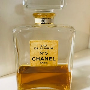 Vintage Chanel No. 5 Bottle Made in France Eau de Parfum 3.4 Fl OZ - Ruby  Lane