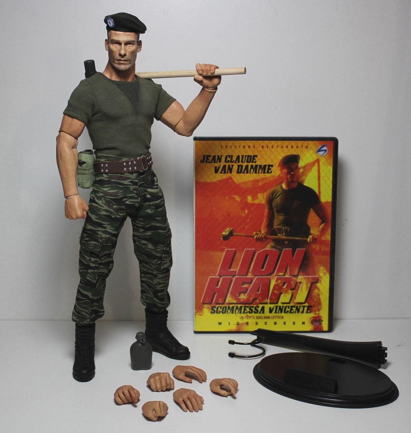 Lionheart 1/6 Poseable Action Figure (30cm), Van Damme, Lion