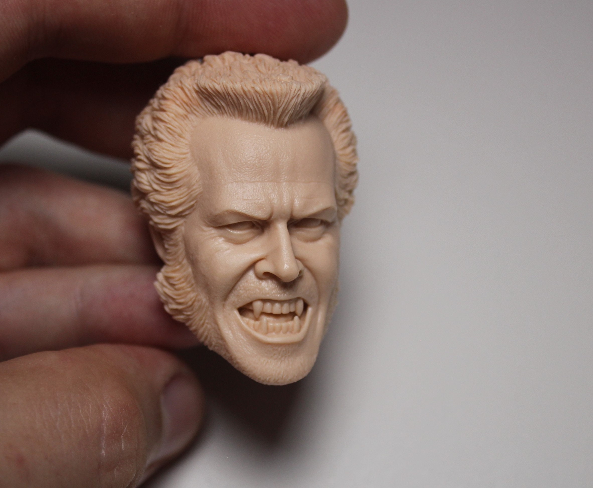 Wolf 1/6 Unpainted Head Sculpt, Jack Nicholson, Will Randall