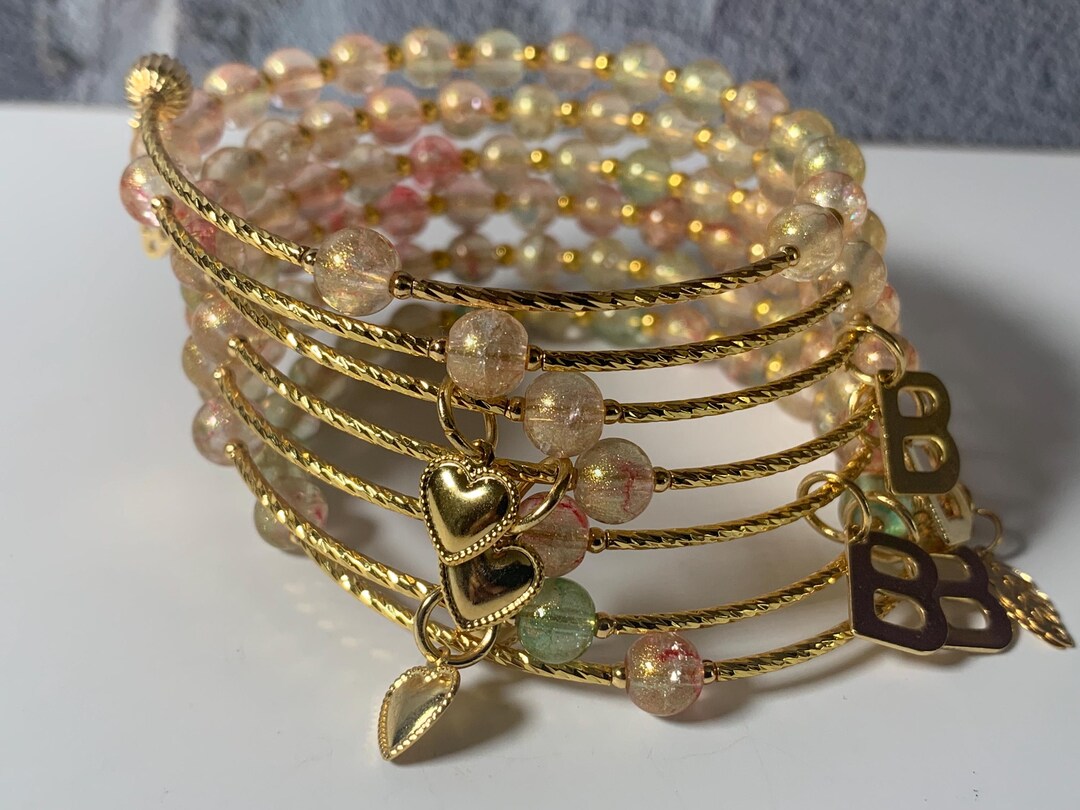 Brave Infinite Beaded Bangle (poison Ivy) - Etsy