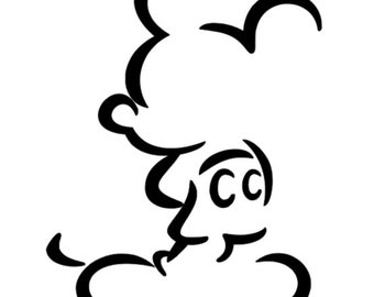 Free Free 253 Outline Disney Svg Files Mickey Mouse Svg SVG PNG EPS DXF File