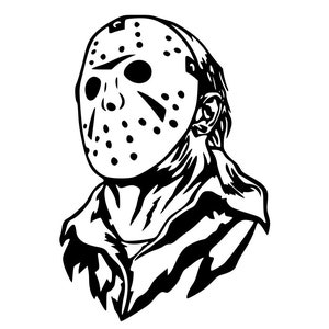 Jason Voorhees Halloween SVG für Bastelmaschinen Cricut Cameo Silhouette