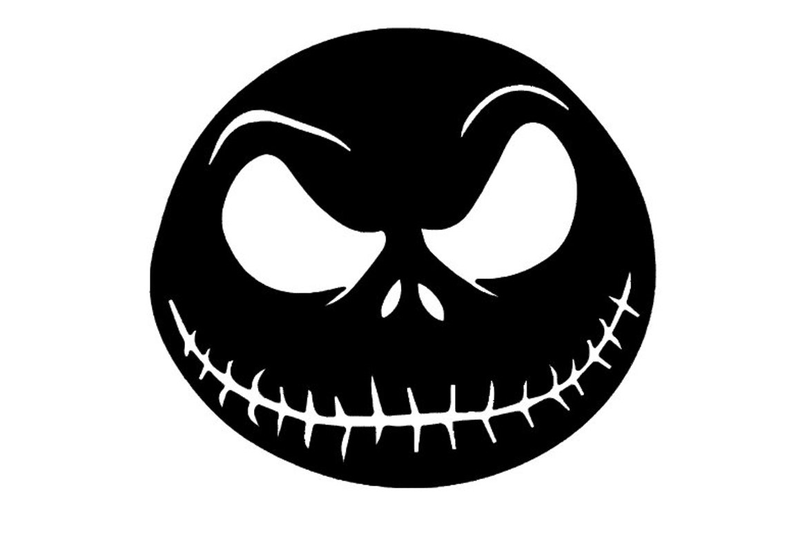 Jack Skellington Face 2 Nightmare Before Christmas SVG for  Etsy