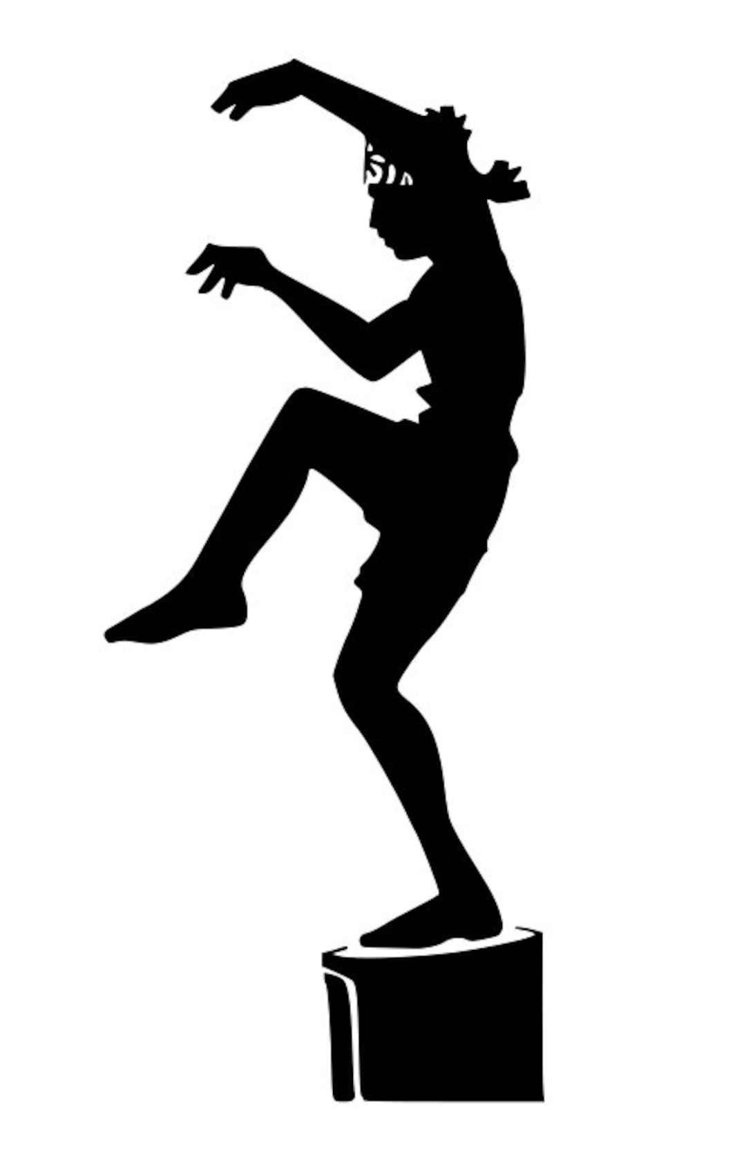 Crane Kick Karate Kid Daniel Larusso SVG for Craft Machines