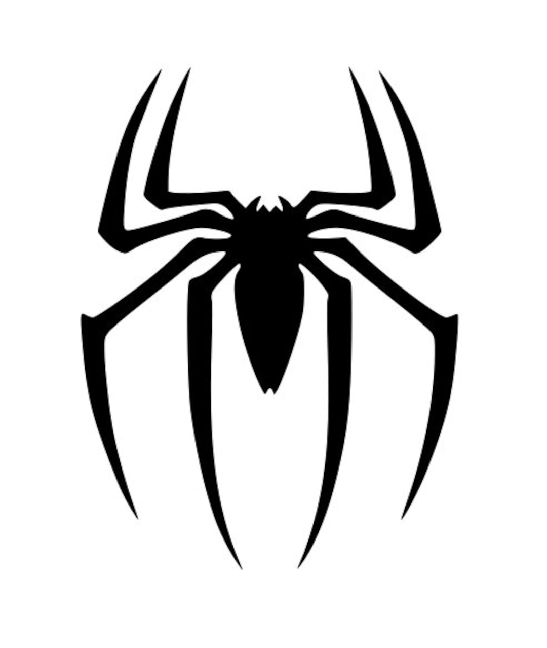 Spiderman Logo 2 SVG for Craft Machines Cricut Cameo Silhouette - Etsy, image size:1080x1278