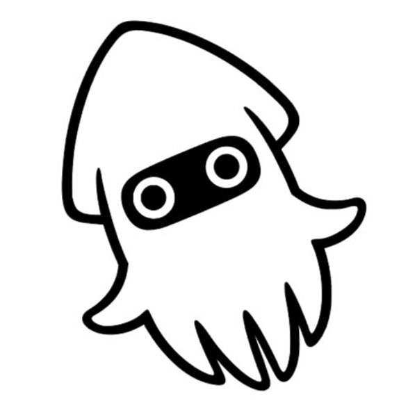 Blooper Mario Squid SVG for Craft Machines Cricut Cameo Silhouette