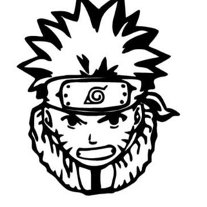 Anime Charakter SVG für Bastelmaschinen Cricut Cameo Silhouette