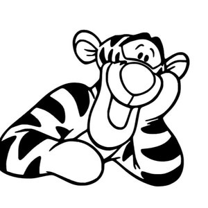 Tigger Disney SVG for Craft Machines Cricut Cameo Silhouette