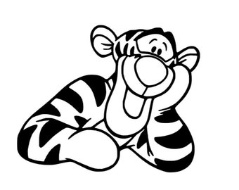 Tigger Disney SVG per Craft Machines Cricut Cameo Silhouette