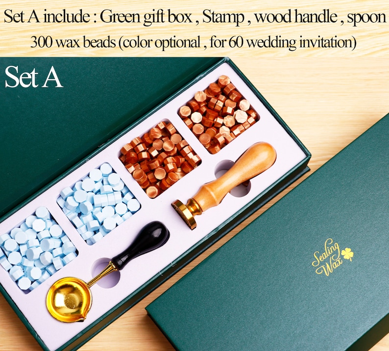 Wax Seal Stamp Custom for Wedding Custom Wax Seal Kit for Etsy