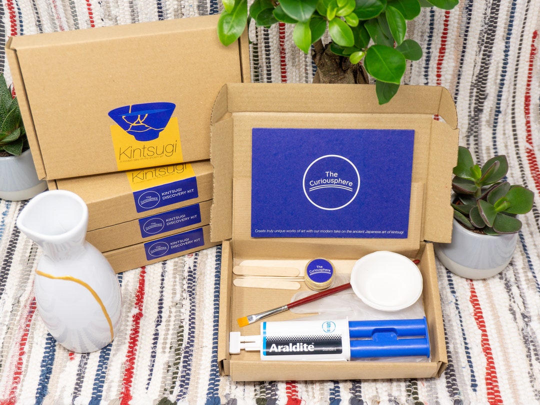 Kintsugi Repair Kit DIY Gold Repair Etsy UK