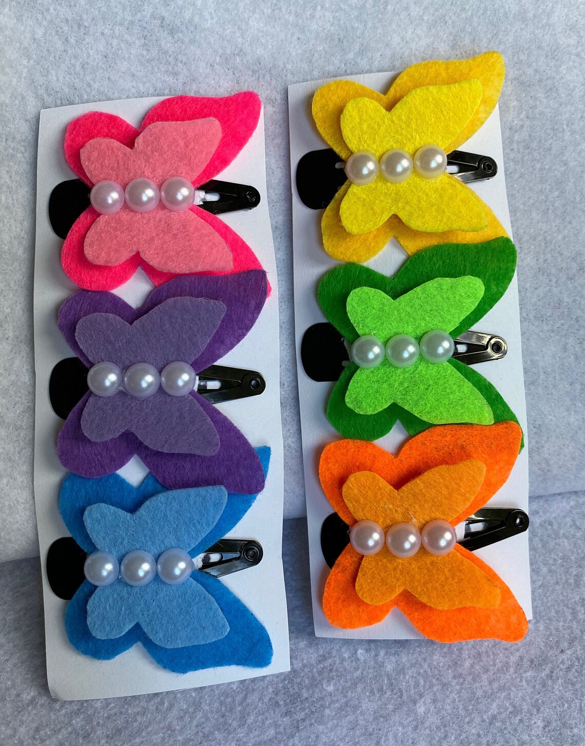 Butterfly Hair Clips Etsy