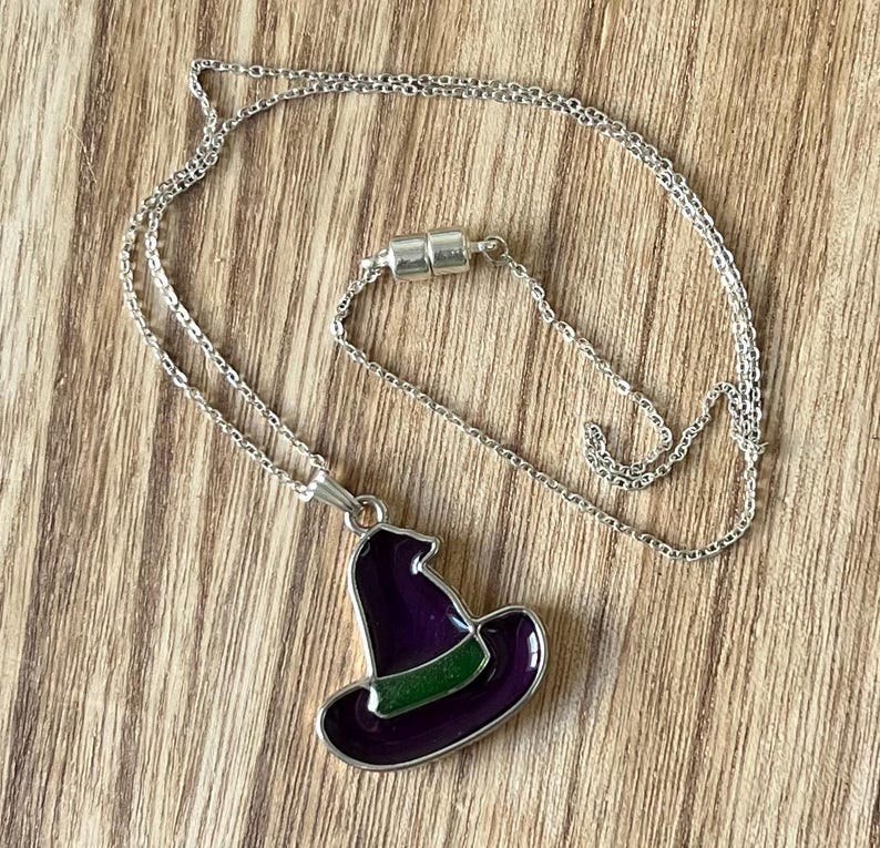 Witch Hat Pendant Necklace - Etsy