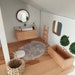 Miniature Dollhouse Bathroom Furniture Set, Miniature Bathroom ...