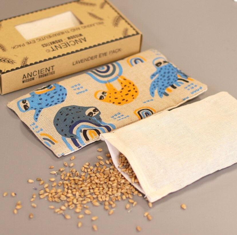 Lavender Eye Pillow Gift Box Eye Pillow Natural Cotton Eye Etsy