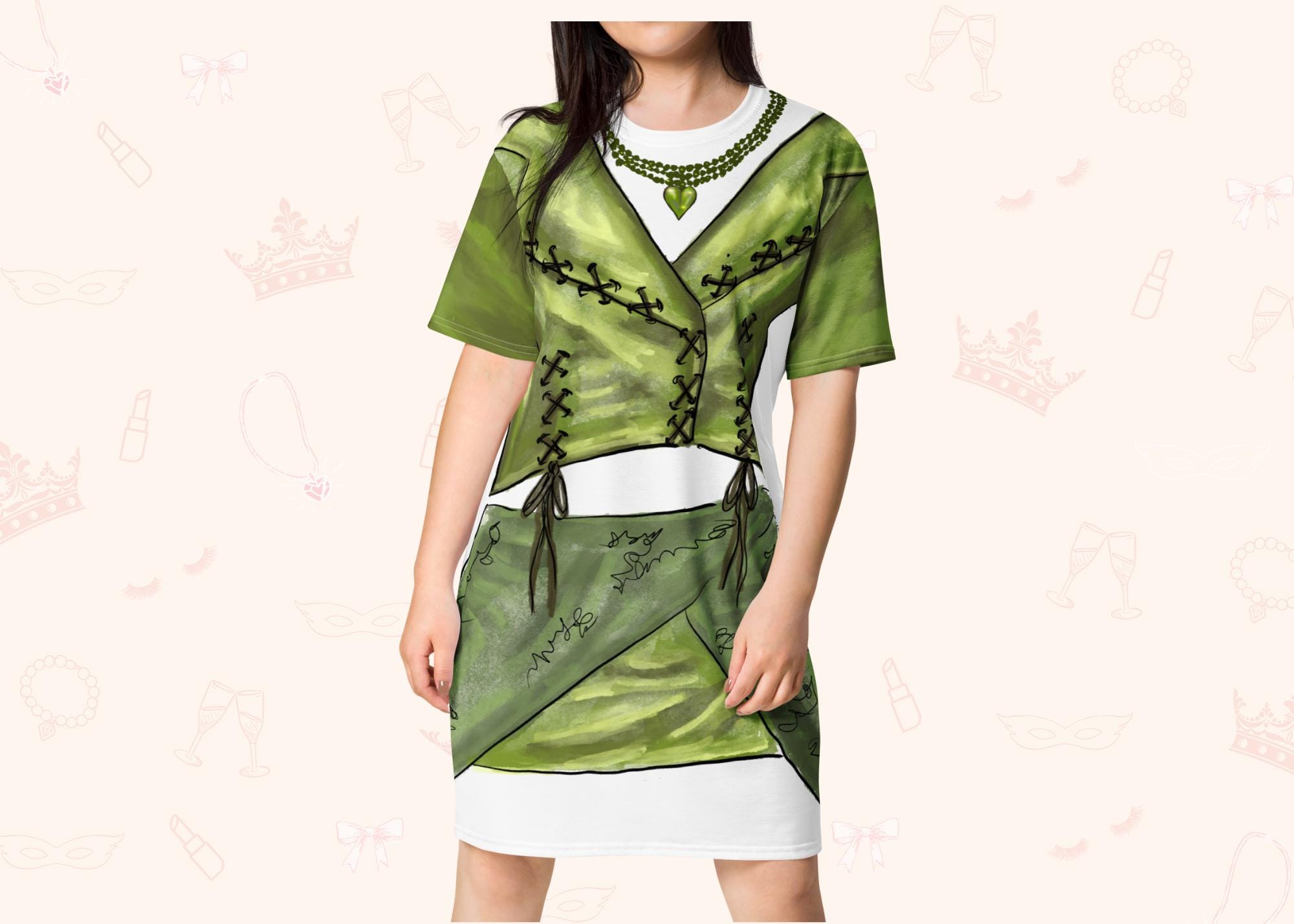 lizzie mcguire green dress Costume Isabella shoppable
