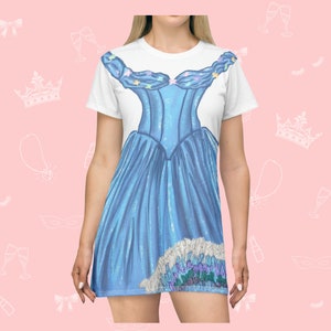 Fairy Tale T-Shirt Dress: Cinderella Costume Loungewear
