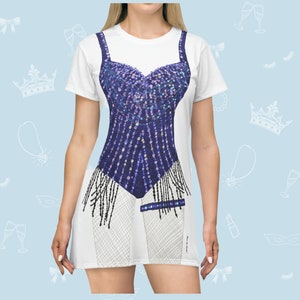 Villain T-Shirt Dress (without Body) | Easy Costume, Fun Loungewear, Unique Gift