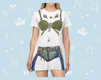Snake 4 U Loungewear T-Shirt Dress (Without Body) | Easy Costume, Fun Loungewear, Unique Gift