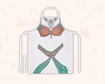 Showgirl Costume Apron | Funny Apron, Unique Gift