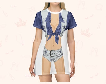 Texas Cowgirl T-Shirt Dress: Fun Costume Loungewear