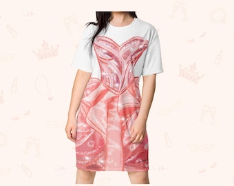 Glinda T-Shirt Dress | Easy Costume, Fun Loungewear, Unique Gift