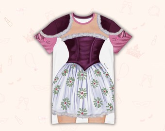 Ballerina Costume T-Shirt Dress: Fun Loungewear