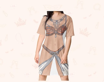 Showgirl T-Shirt Dress: Fun Costume Loungewear
