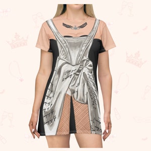 Poetry T-shirt Dress | Easy Costume, Fun Loungewear, Unique Gift