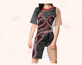 Snakes T-Shirt Dress: Fun Costume Loungewear