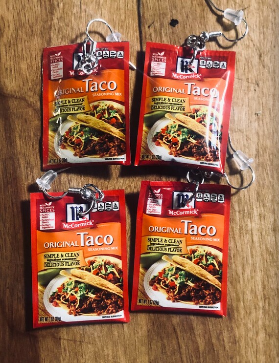 MINI BRANDS MCCormick Taco Gewürz ohrringe | Etsy